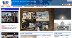 Desktop Screenshot of abackpackjournalist.com